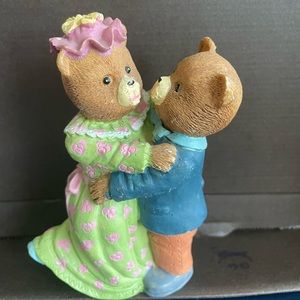 Dancing Teddy Bear Figurine